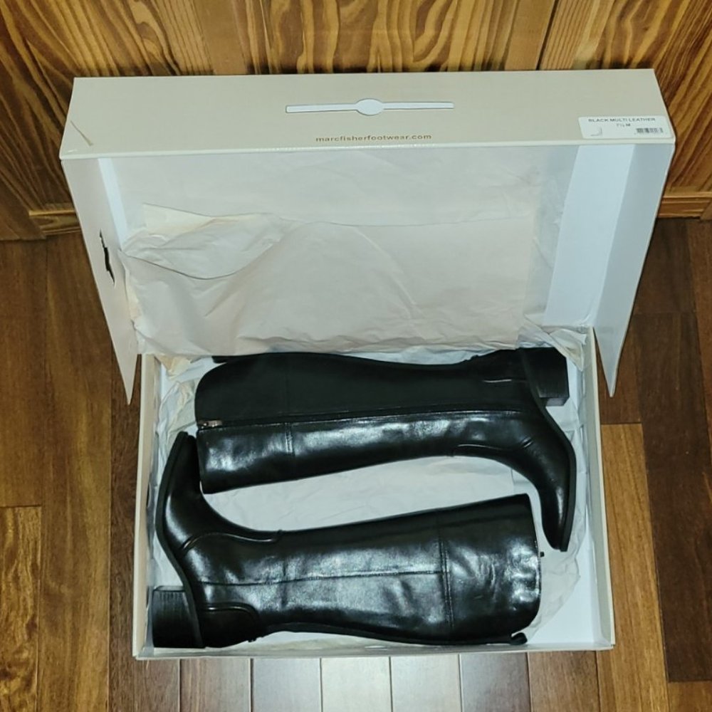 Marc Fisher women's leather knee-high boots